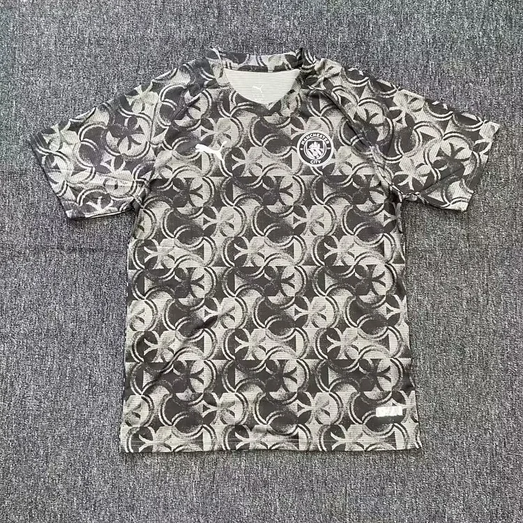 2025-26 - Manchester City Black Training Shirt - Jersey - Fan Edition