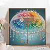 Diamond Painting-DIY Crystal Rhinestone Spring Flower Umbrella