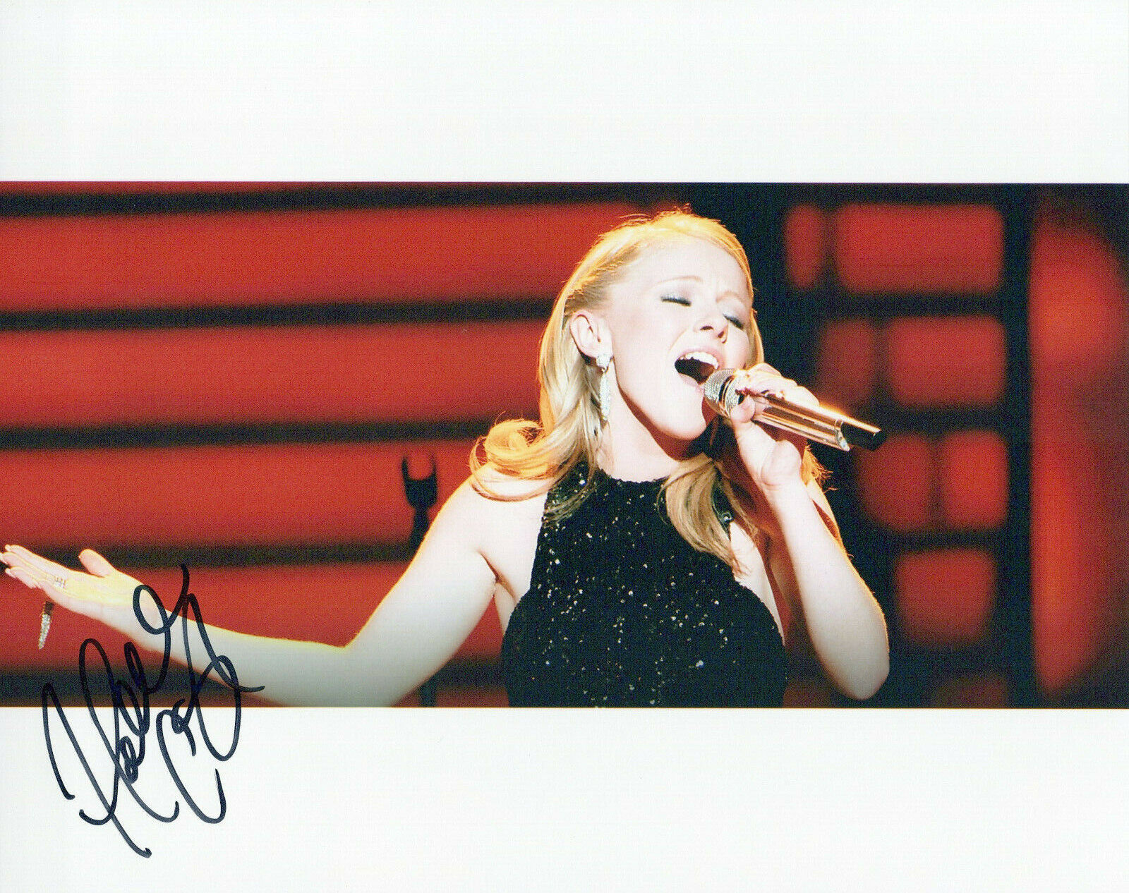 Hollie Cavanagh American Idol autographed Photo Poster painting signed 8X10 #1