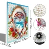 (Pre-Framed)Indian-Special Shape Diamond Painting Kit(25x25cm)