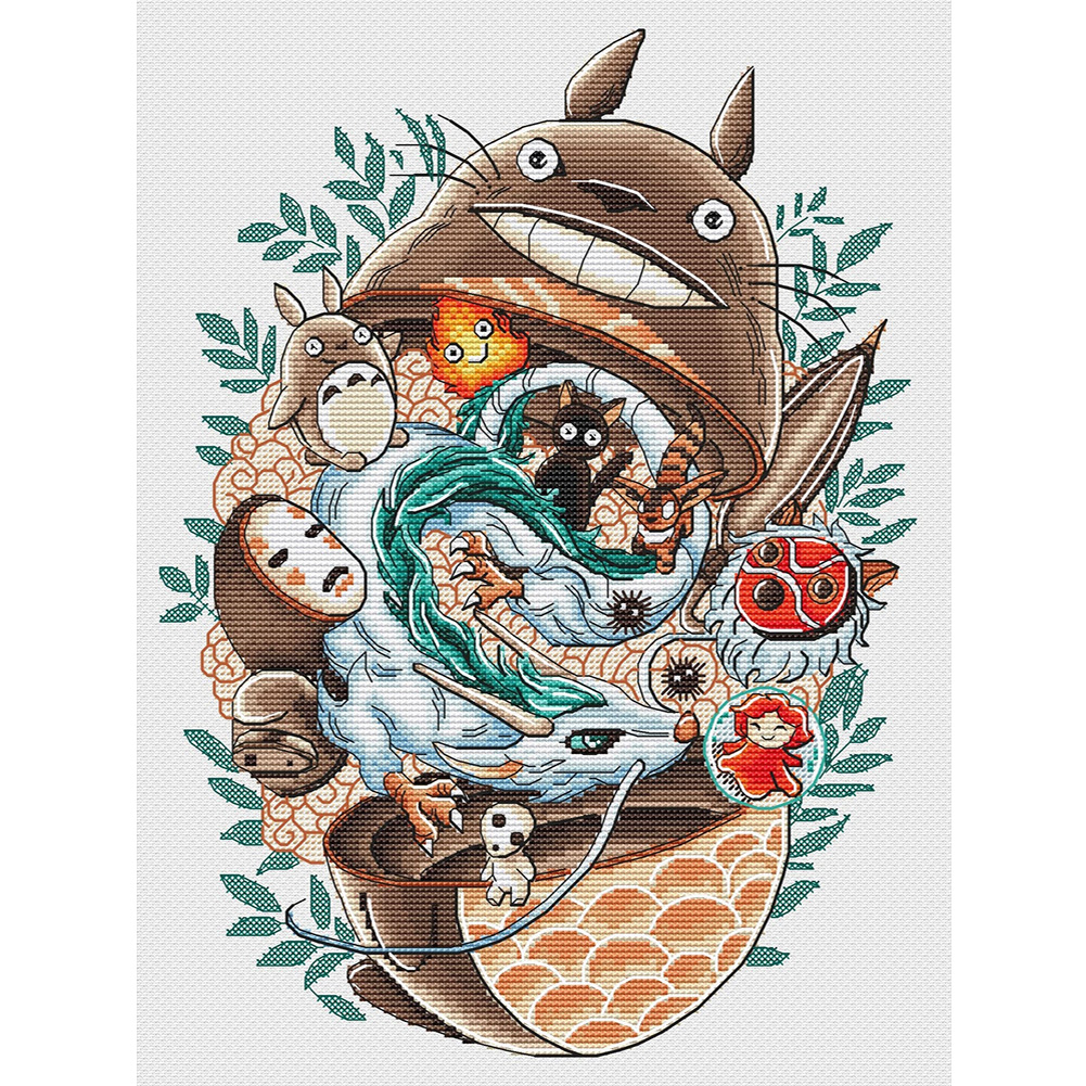 

Cartoon Cat - 14CT Counted Cross Stitch - 40*50CM, 501 Original