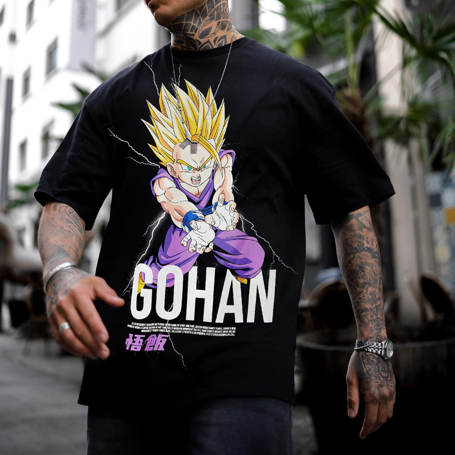 Gohan Dragon Ball Unisex Casual Loose T-shirt
