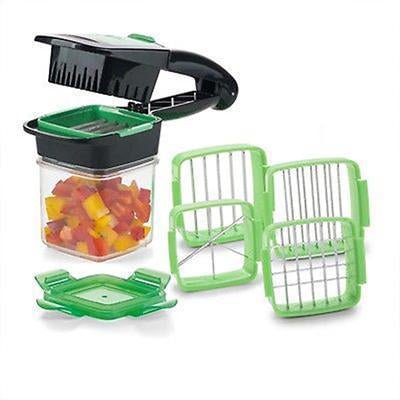 Stainless Steel Nicer Quick 5-in-1 Fruit and Vegetable Cutter Set