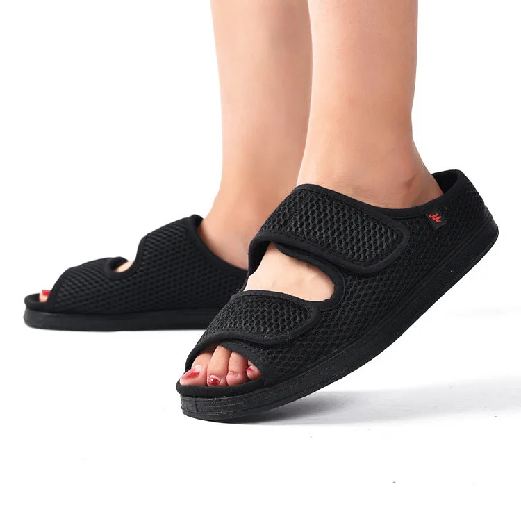Unisex Diabetic Extra Wide Sandals With Swollen Feet Radinnoo.com