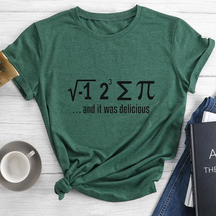 Math Round Neck T-shirt