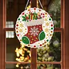 Christmas DIY Diamond Painting Acrylic Special Shape Pendant Hanging Kit