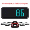 Car Head-up Display with Compass Colorful LED Display Windshield Speed Projector
