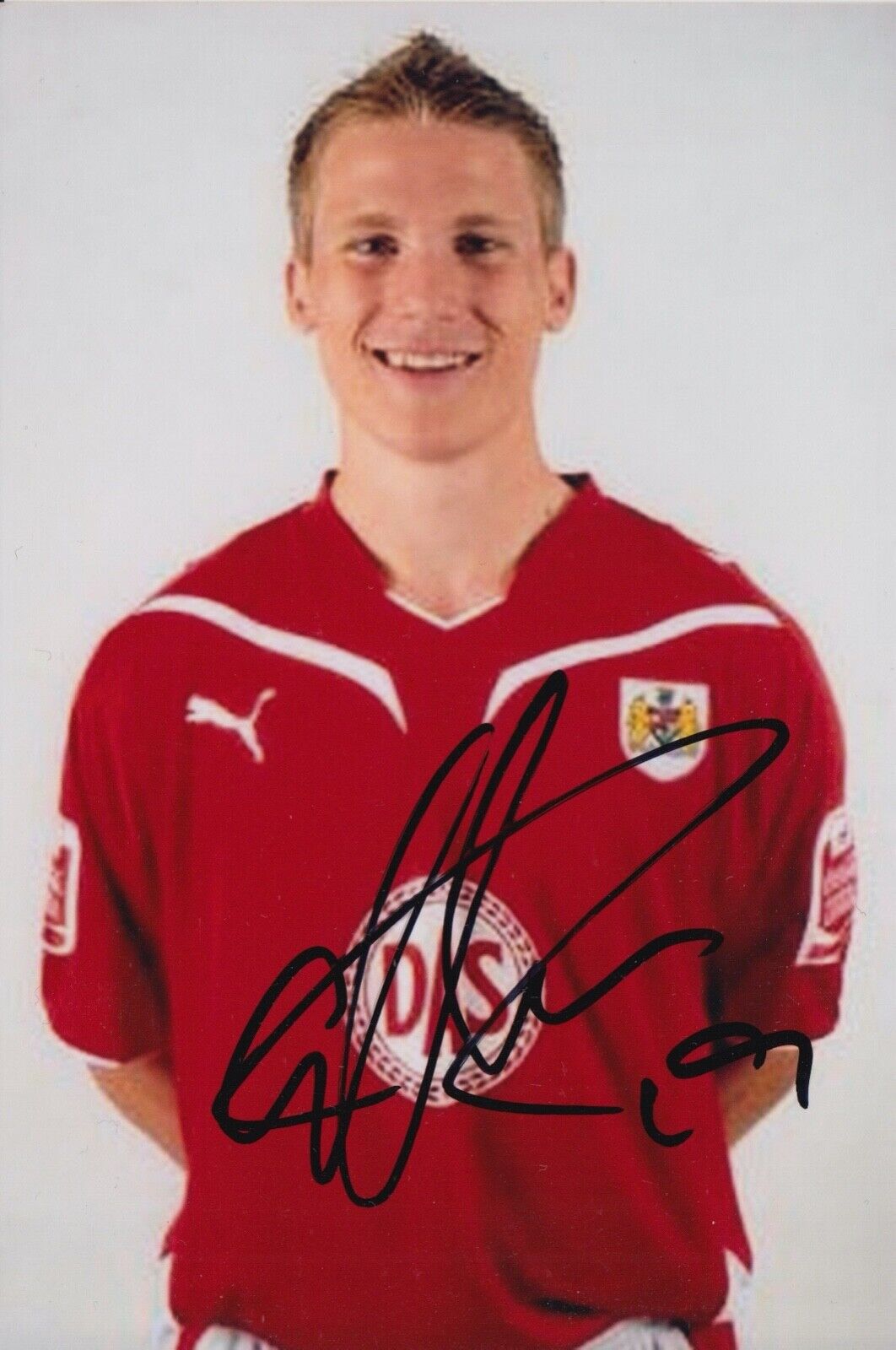 CHRISTIAN RIBEIRO HAND SIGNED 6X4 Photo Poster painting - FOOTBALL AUTOGRAPH - BRISTOL CITY 1.