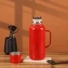 Mechanical Thermometer Kettle Compass Type Double-Layer Vacuum Stainless Steel Thermos Bottle Large Capacity Thermos Cup Outdoor Camping Thermos Kettle
