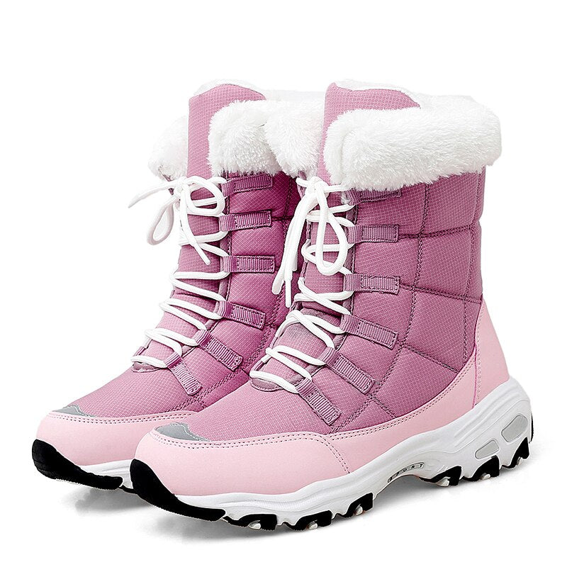 Womens Winters Warm Ankle Snow Boot