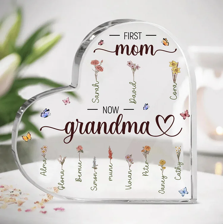 Personalized Heart Acrylic Plaque