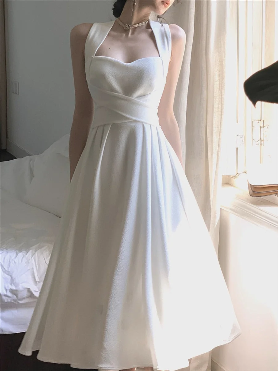 Abebey-Fall Outfits hoco dresses Midi Dress Women Elegant Summer New Fashion Evening Party Ladies Slim Vestidos Vintage Design Korean Dresses Female Clothes