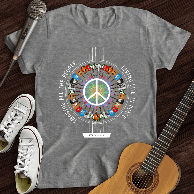 Hippie Guitar T-Shirt
