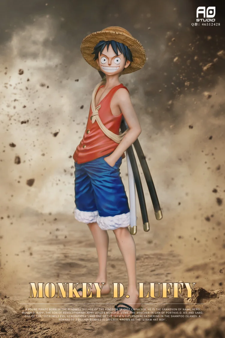 AO Studio - One Piece Pirate Series luffy 1/6 & POP Statue(GK)-