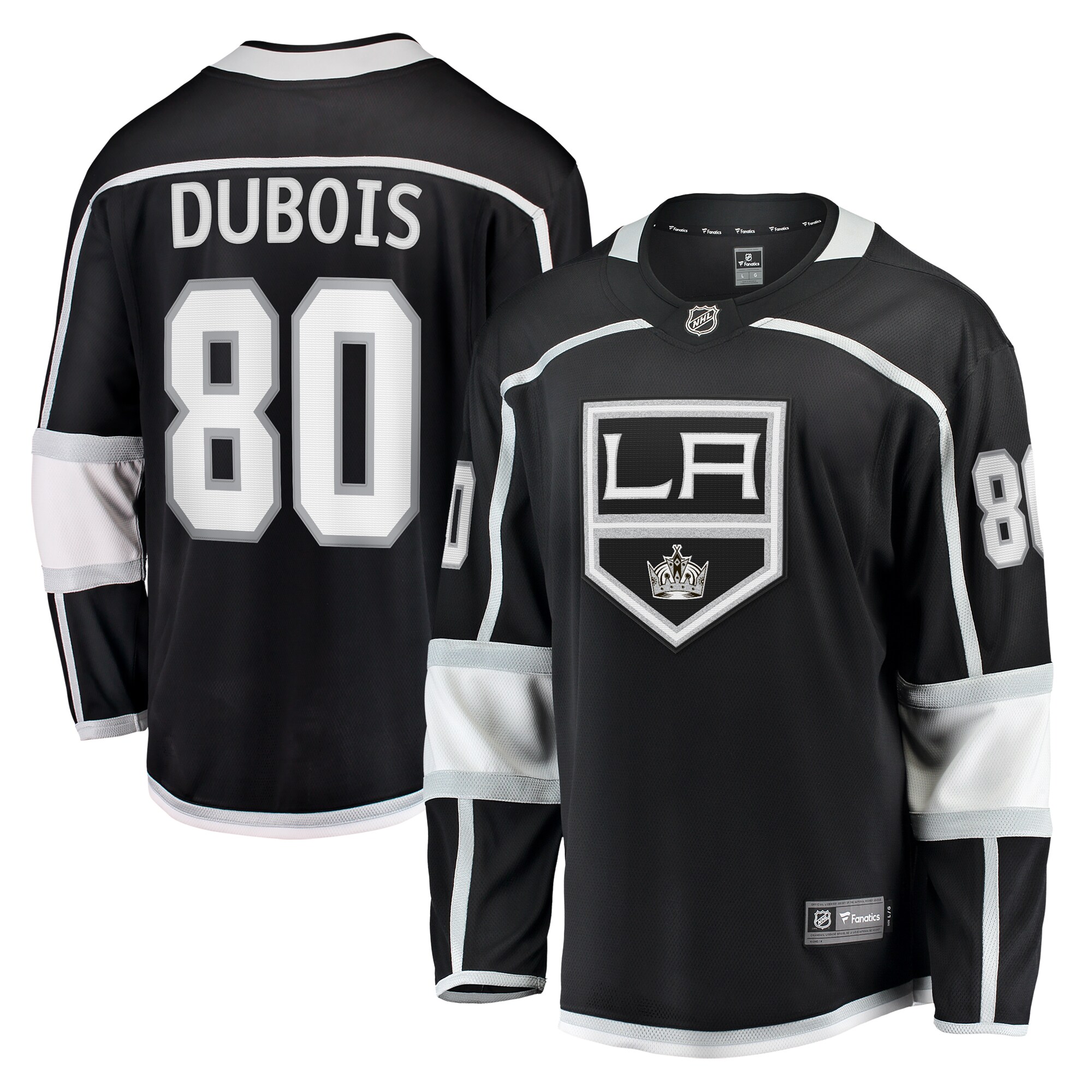 Pierre-Luc Dubois Los Angeles Kings Fanatics Home Breakaway Jersey – Black mysite