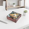 Diamond Painting Wooden Pearl 4 Slots Diamond Painting Storage Box for Adult Beginner