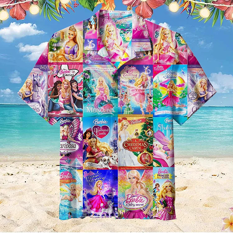 My Beautiful Barbie|Unisex Hawaiian Shirt