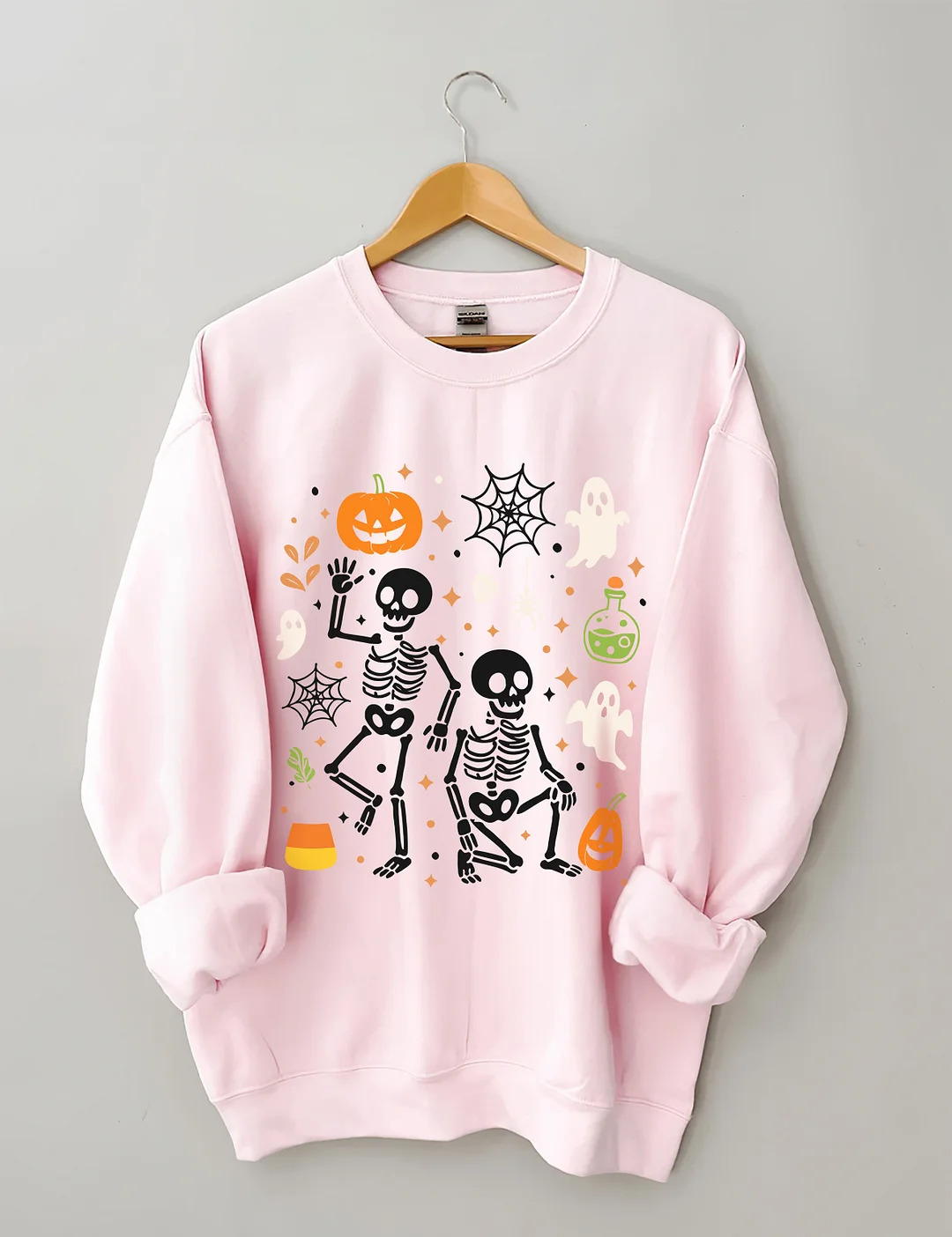 Slightly Subtle FDT Halloween Skeleton Sweatshirt