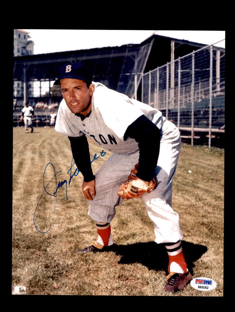 Jimmy Piersall PSA DNA Coa Signed 8x10 Photo Poster painting Red Sox Autograph