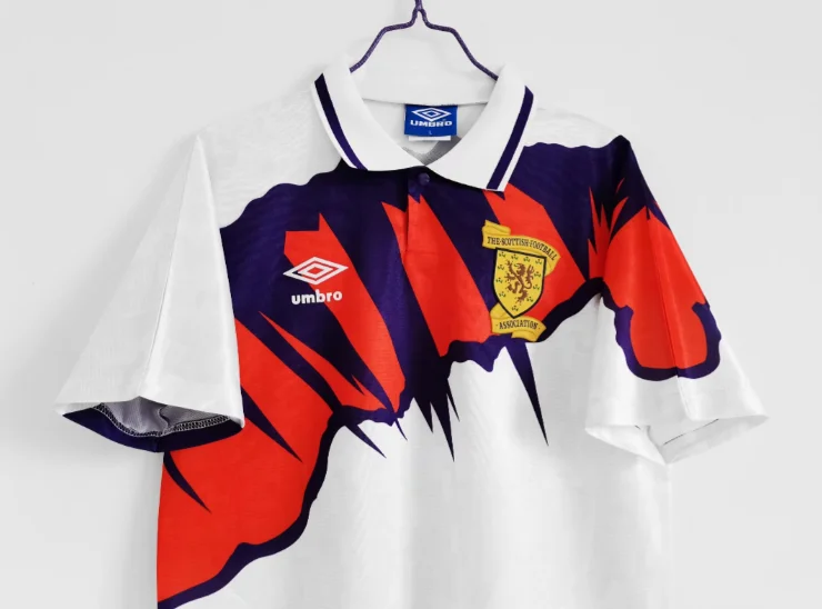 Retro 1991-1993 Scotland Away Football Shirt Thai Quality