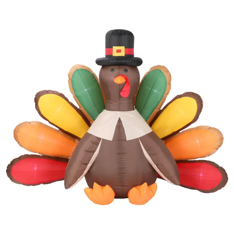 Dejah Turkey with Hat Lawn Yard Inflatable