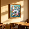 Butterfly Flower H 5D Partial Drill DIY Diamond Painting Kit 30*30cm