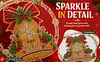 Christmas Diamond Painting Ornament Bell Wreath Hanging Decor 9.45x9.45in