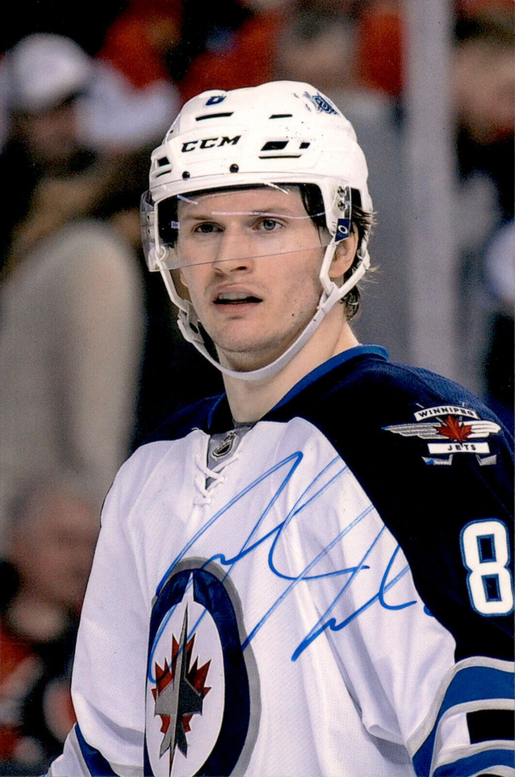 Jacob Trouba SIGNED autographed 4x6 Photo Poster painting WINNIPEG JETS #3