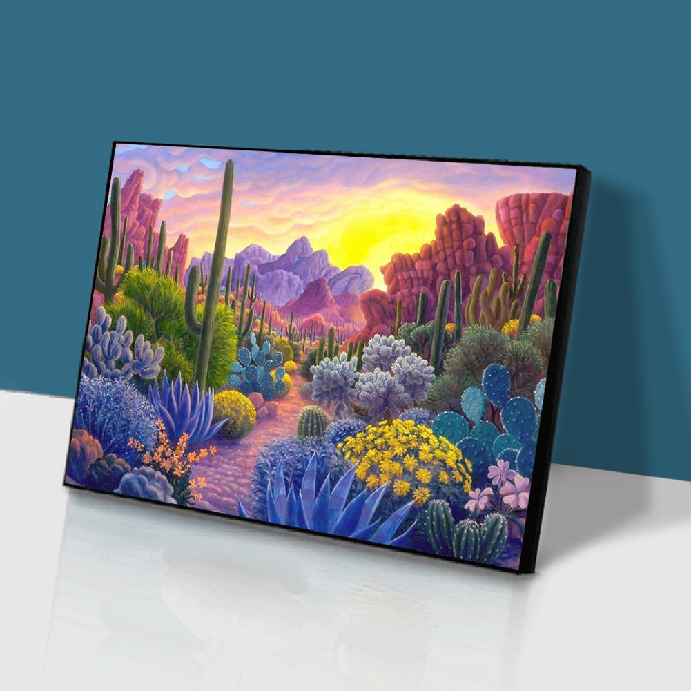 Cactus - Full Round Diamond Painting 40*30cm