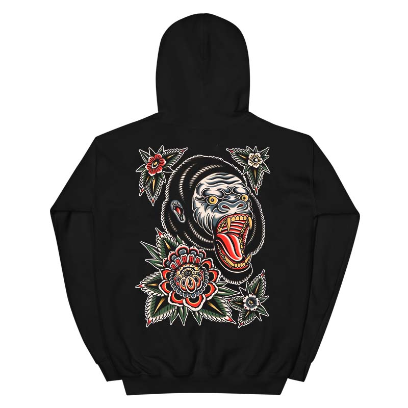 King Kong Printed Men's Casual Loose Hoodie