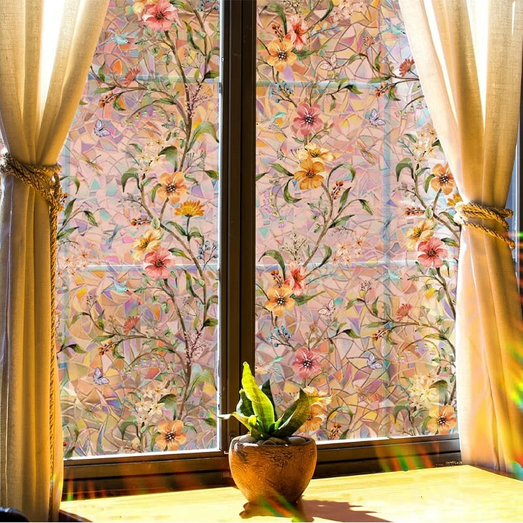 ⏳Time-limited Special⌛ Static Patterned Window Sticker