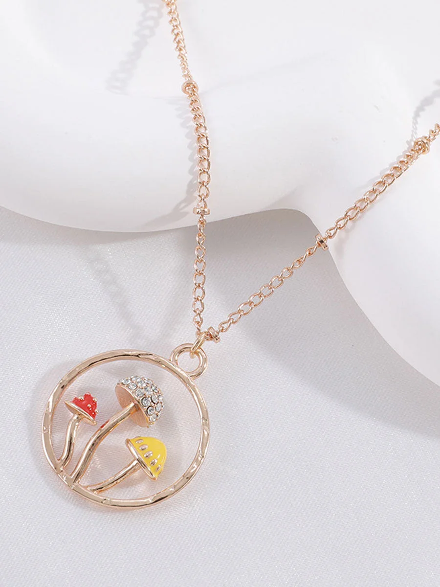 Mushroom Necklace