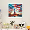 Independence Day Scenery-11CT Stamped Cross Stitch 40*40cm/15.75*15.75in tapestrymarket