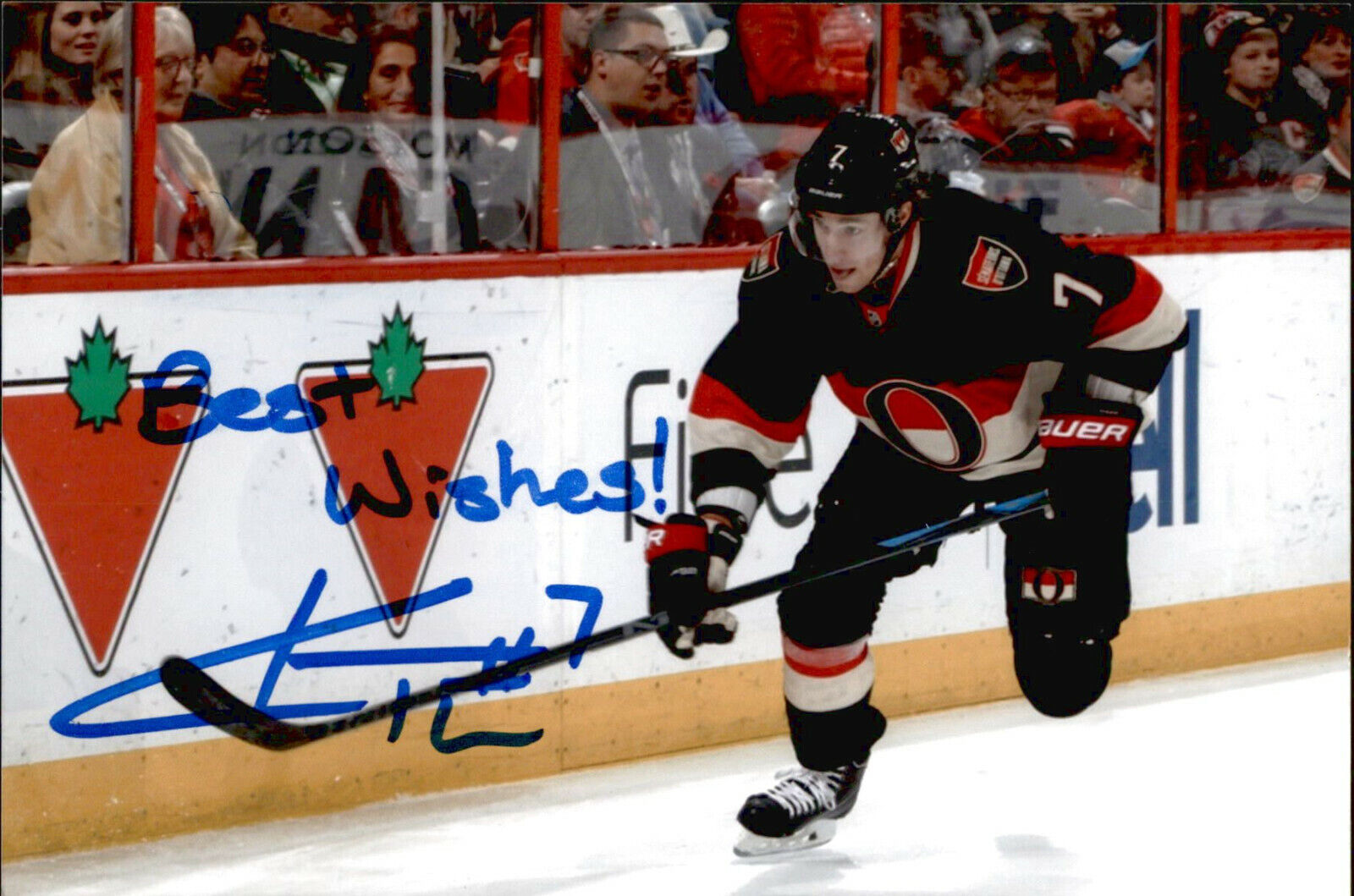 Kyle Turris SIGNED autographed 4x6 Photo Poster painting OTTAWA SENATORS #3