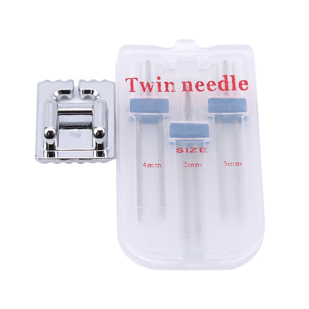 

Double Twin Needles Wrinkled Sewing Presser Foot for Sewing Machine Parts, 5 groove, 501 Original