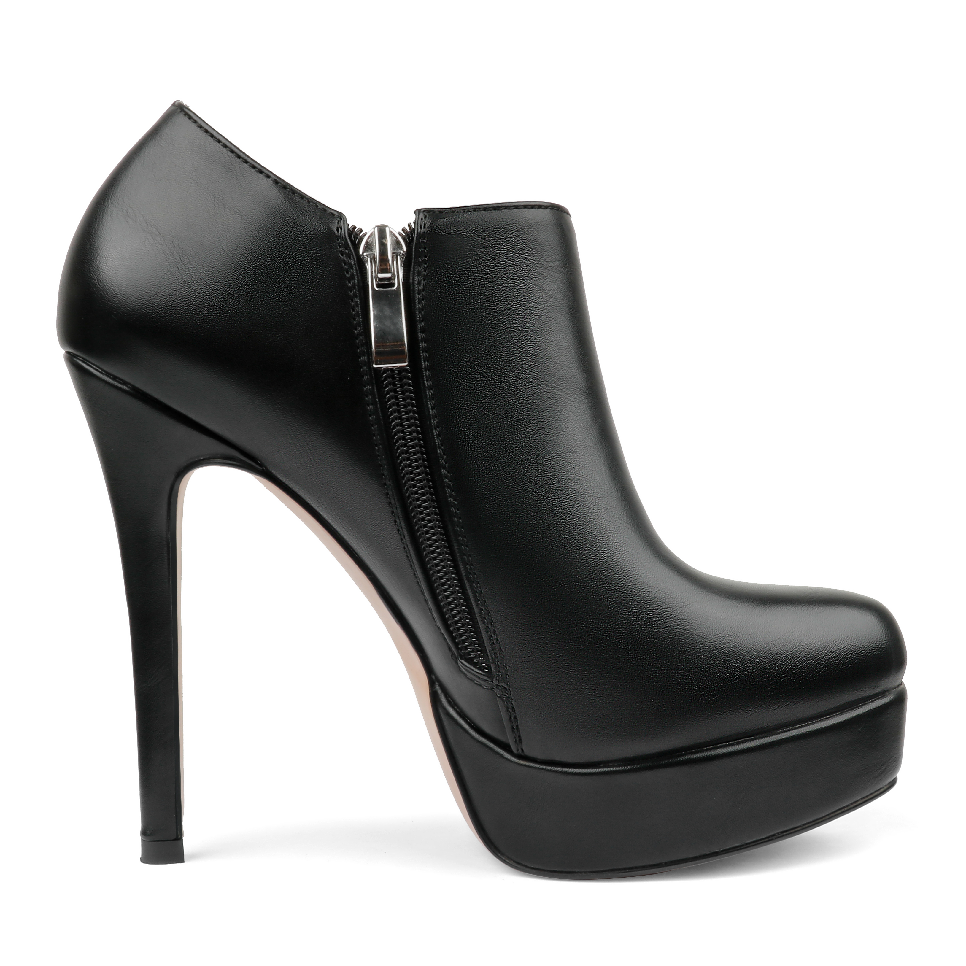 130mm Women's Ankle Boots High Heels Platforms Shoes Pointy Toe Sexy Boots-MERUMOTE