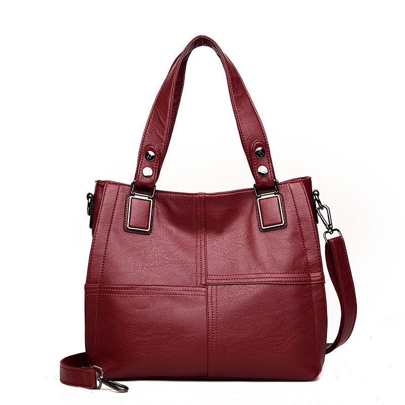 Luxury Famous Brand Women's Soft Leather Handbags Large Capacity Tote Bag Shoulder Crossbody Bags For Women 2020 High Quality