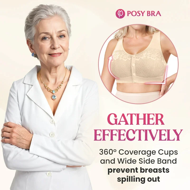 Posy Bra - 80% OFF - Magic Comfort Front Closure Shaping Bra for Seniors
