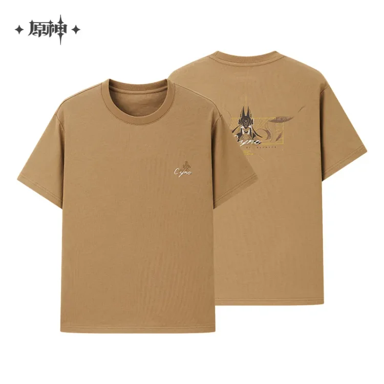 Cyno Series Impression T-Shirt [Original Genshin Official Merchandise]