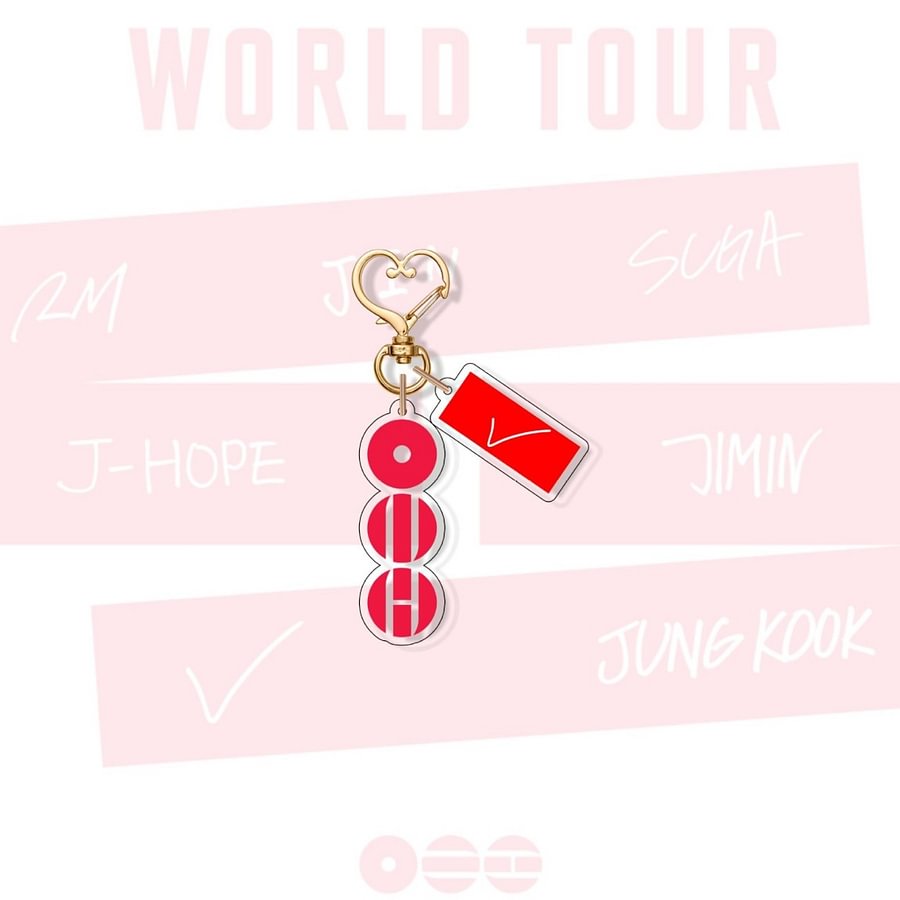BTS 2026 New World Tour Concert Acrylic Keychain Charm | Kpop Merch
