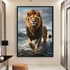 Lion-11CT Stamped Cross Stitch 40*70cm(Big Size)