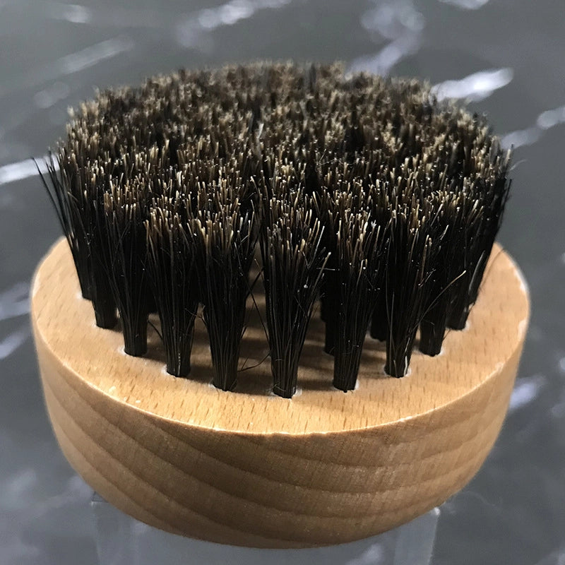 Manufacturer In Stock Special Offer Men’s Curved Beard Brush Facial Beard Brush Men’s Care Tools