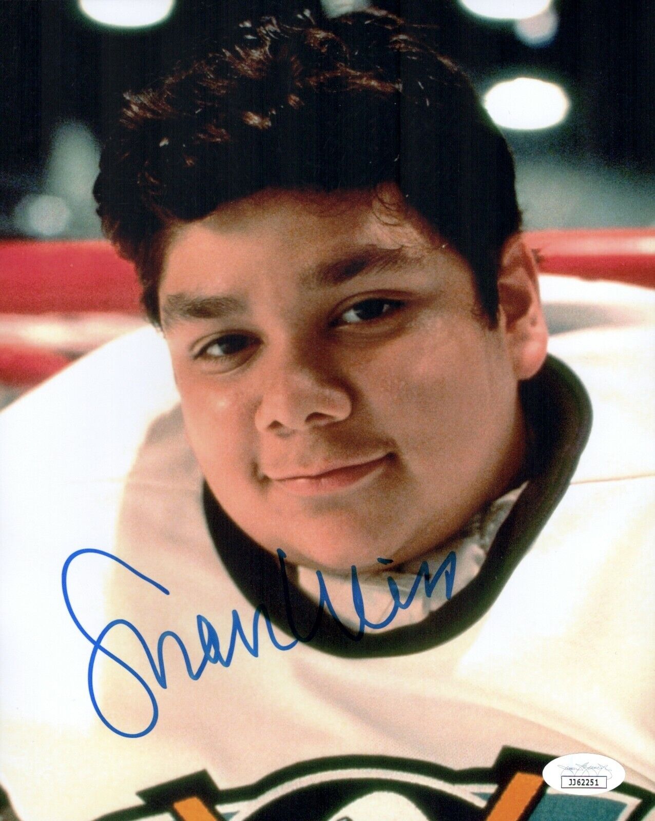 SHAUN WEISS Signed 8x10 Photo Poster painting Greg Goldberg The Mighty Ducks #33 COA JSA Cert