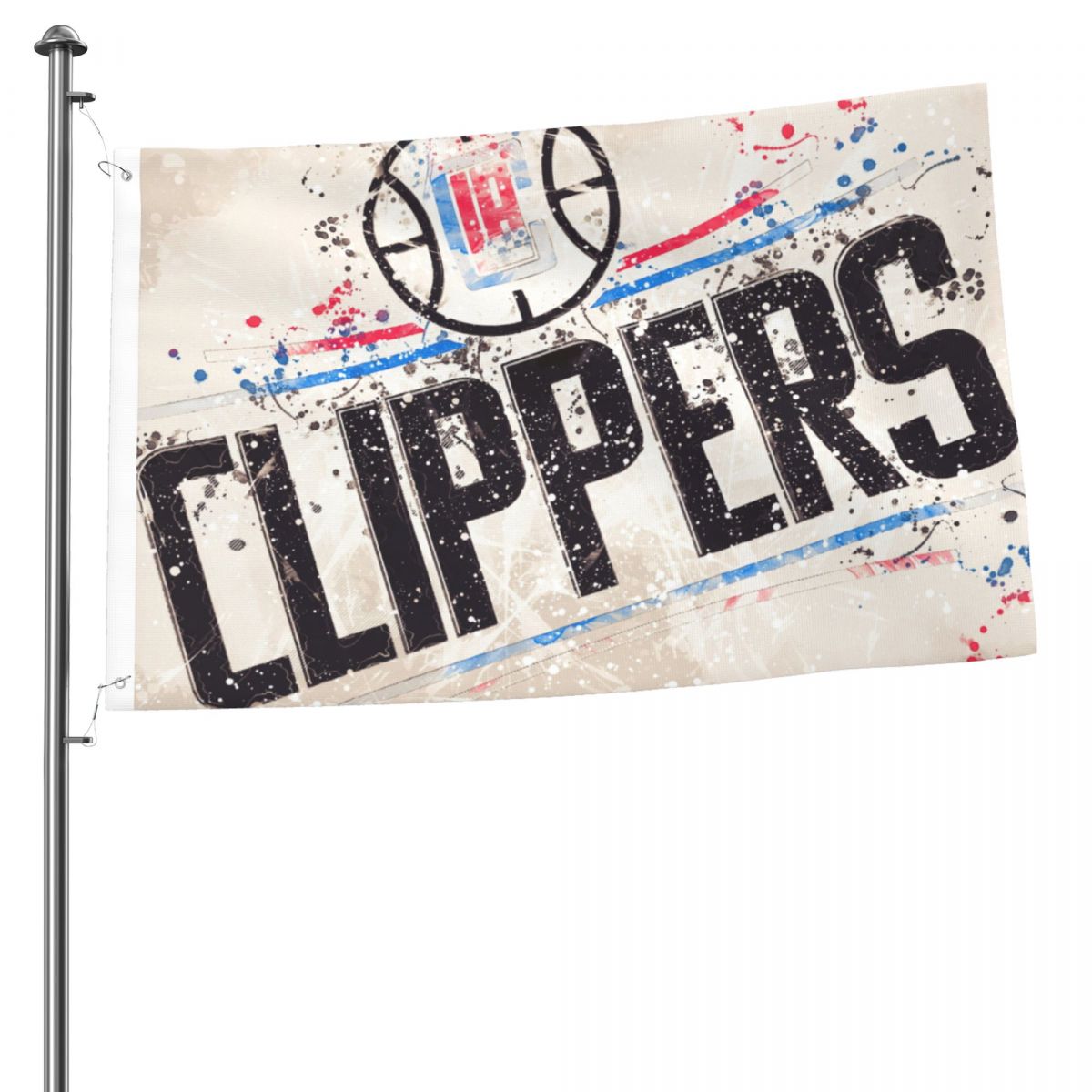 Los Angeles Clippers Paint Art 2x3FT Flag