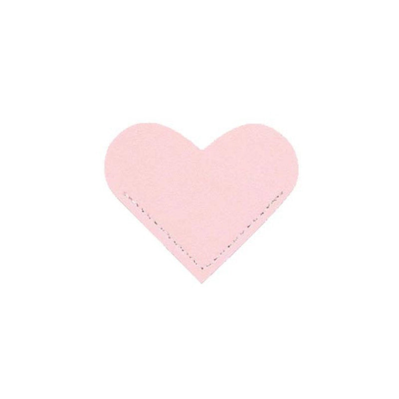 Leather Heart-shaped Bookmark Pu Leather Love Bookmark Book Page Clip Mini Business Portable Small Gift Page Corner Sign