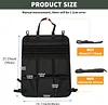 Taktisch Auto R&uuml;cksitz-Organizer MOLLE R&uuml;ckenlehnenschutz Fahrzeug Vordersitz R&uuml;ckenlehnentasche Autositz Aufbewahrungstasche, Tactical Car Seat Back Organizer, Schwarz