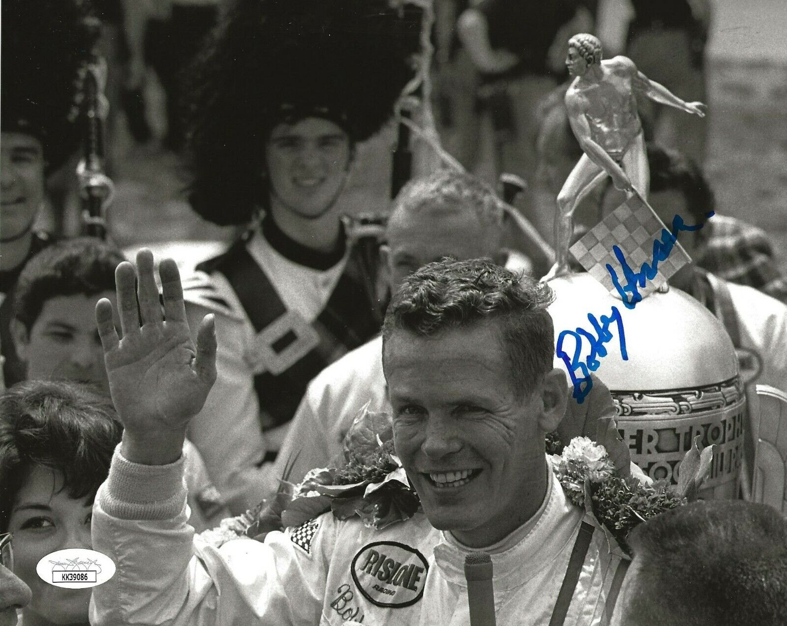 Bobby Unser signed 1968 Indy 500 Winner 8x10 Photo Poster painting autographed JSA