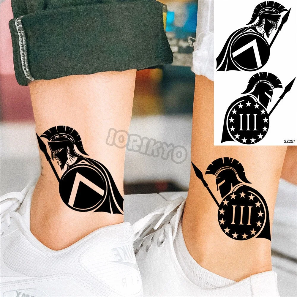 Minimalist Panda Small Temporary Tattoos For Women Men Realistic Seahorse Gorilla Tiger Fake Tattoo Sticker Arm Tatoos Body