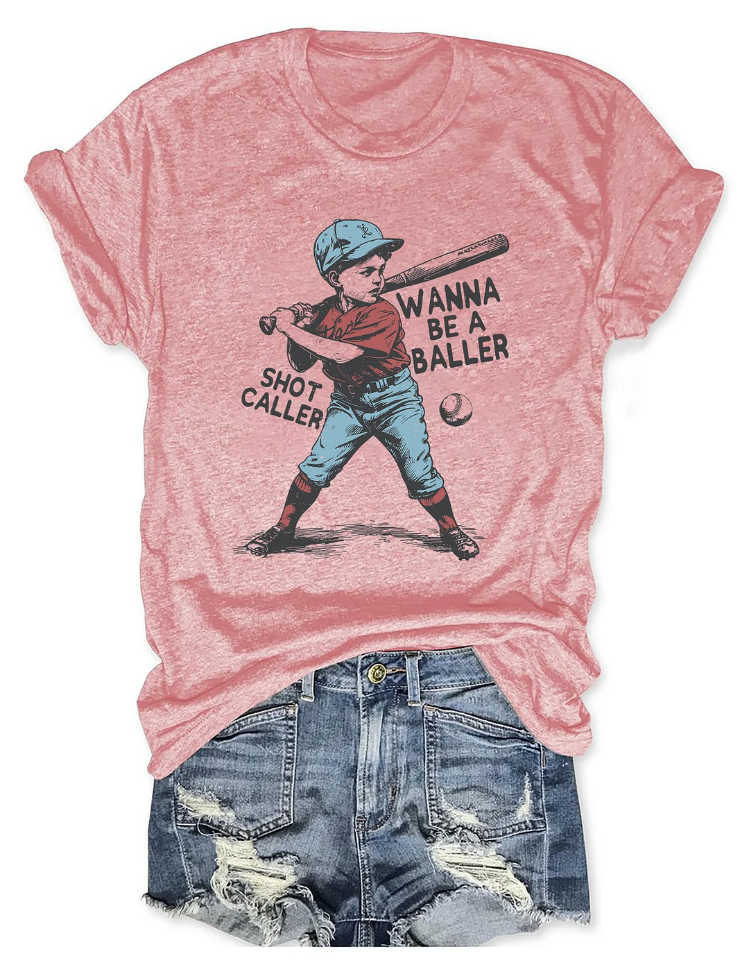 Wanna Be A Baller Shot Caller T-shirt