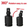 1/4 3/8 1/2 Inch Swivel Knuckle Joint Flexible Wrench Socket Adapter Repair Tool